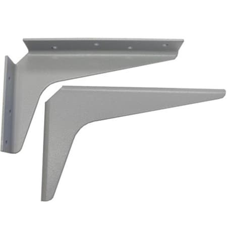 A & M Hardware A & M Hardware Am1218 G 12 In. X 18 In. Work Station Brackets - Gray AM1218 G